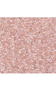 Miyuki delica beads 15/0 - Transparent pink mist luster DBS-1223